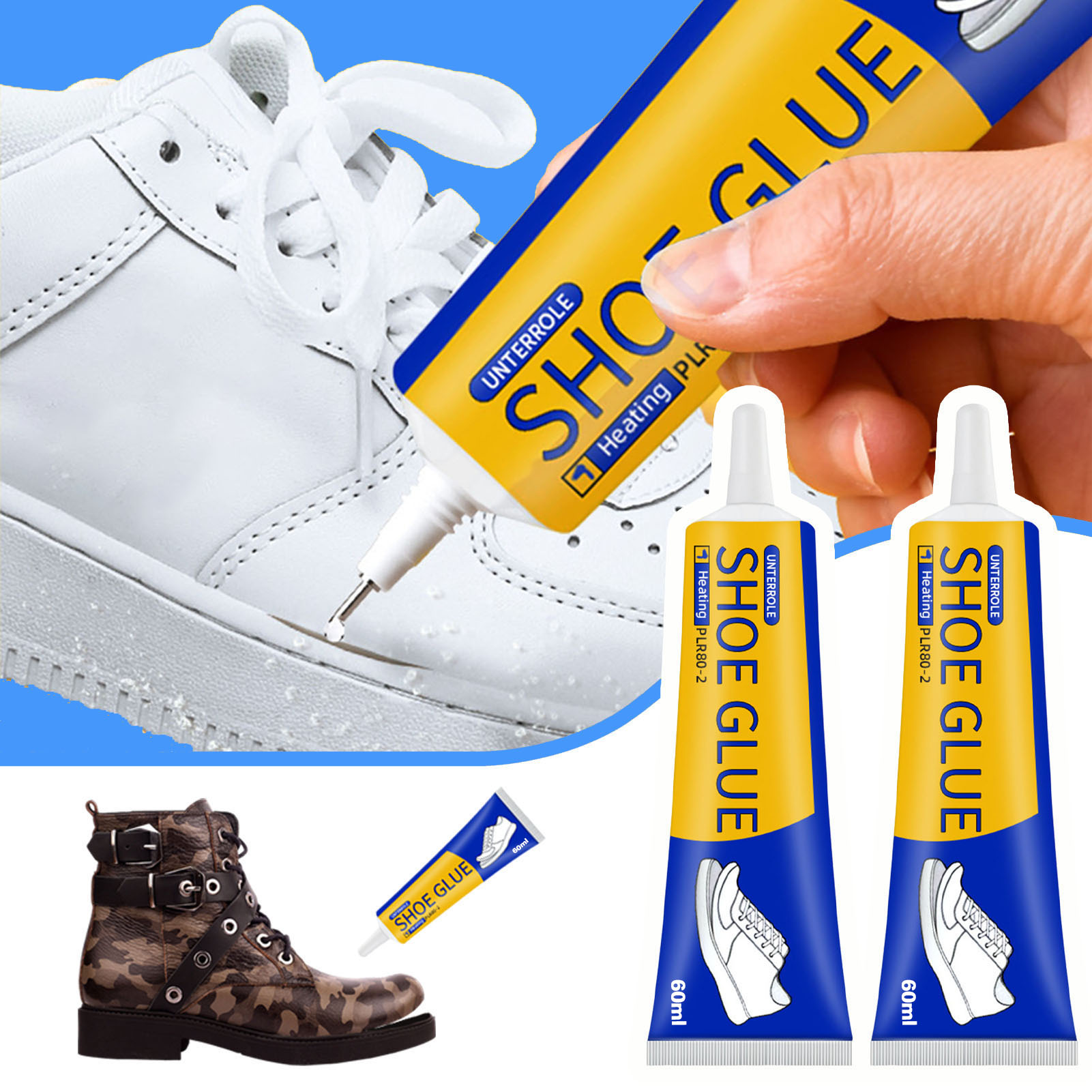 Sneaker Care - 1/2/3 قطعة 60 مللي لاصق حذاء