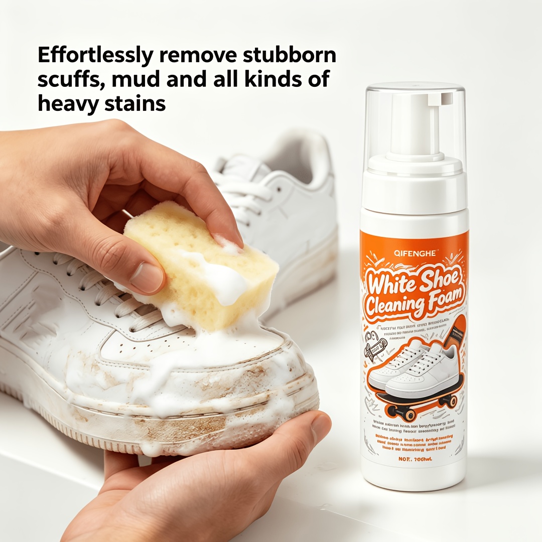 منظف أحذية أبيض محمول بدون شطف - مراجعة Sneaker Cleaner وسعره