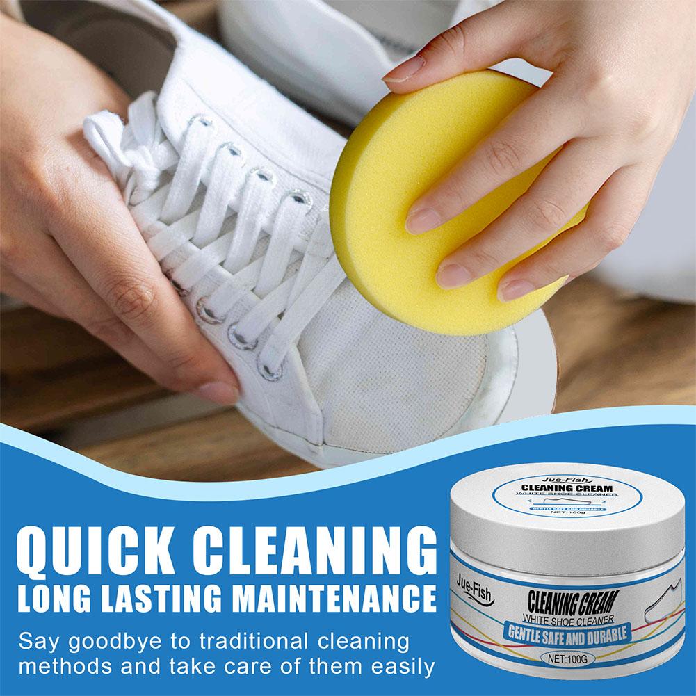 كريم تنظيف الأحذية البيضاء مزي - مراجعة Sneaker Cleaner وسعره